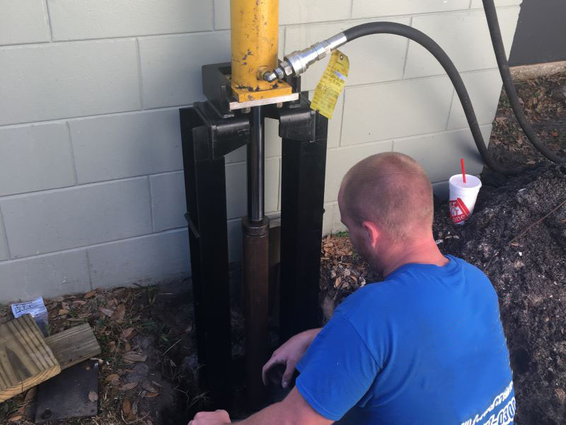 Concrete Slab Foundation Repair in DeBary, FL