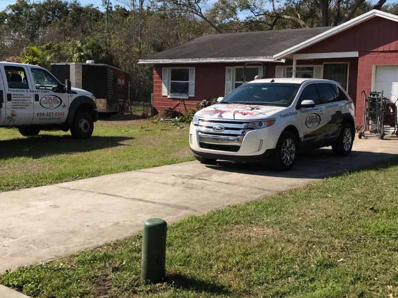Concrete Slab Foundation Repair in DeBary, FL